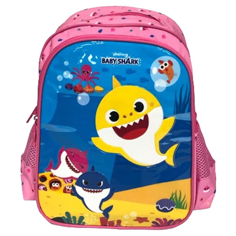 Pinkfong - Baby Shark Sea School Backpack - 18 Inch