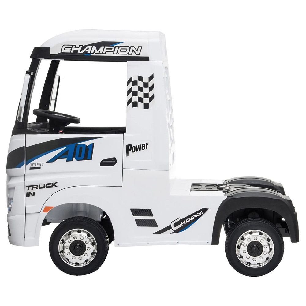 Mercedes Benz - Heavy Electric Truck 12V - White