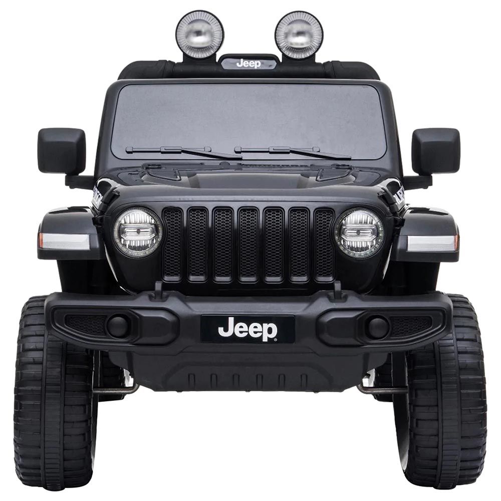 Jeep - 12V Kids Rubicon Electric Rideon - Black