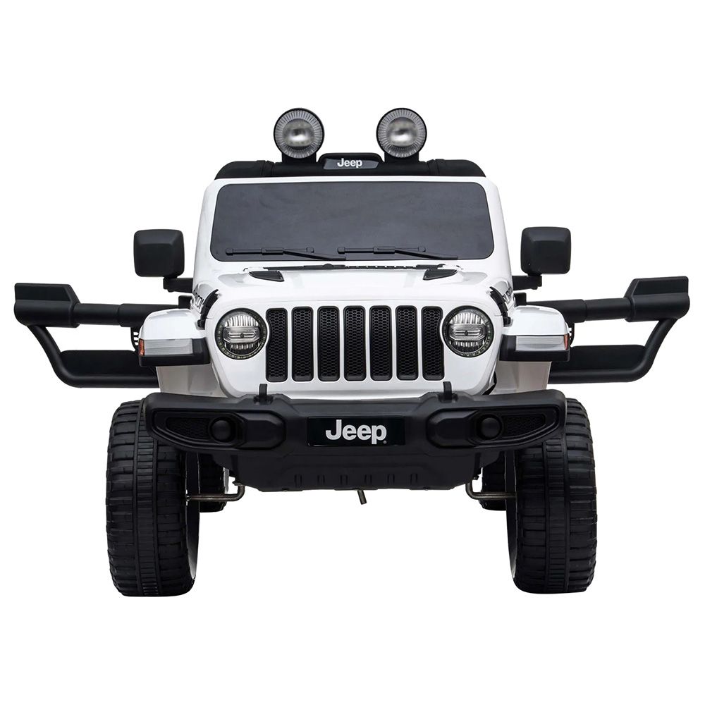 Jeep - 12V Kids Rubicon Electric Rideon - White