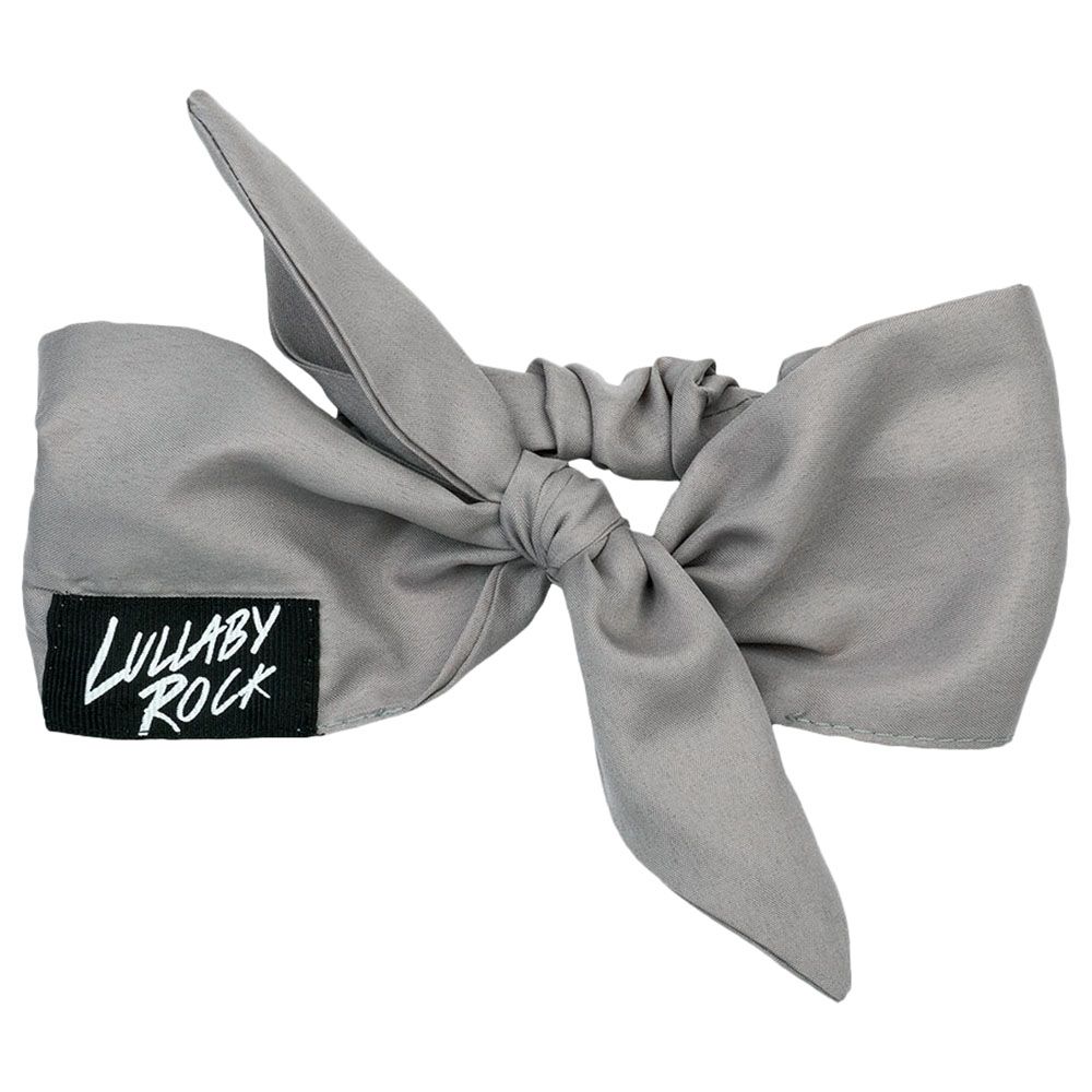 Lullaby Rock - Tie Headband - Grey