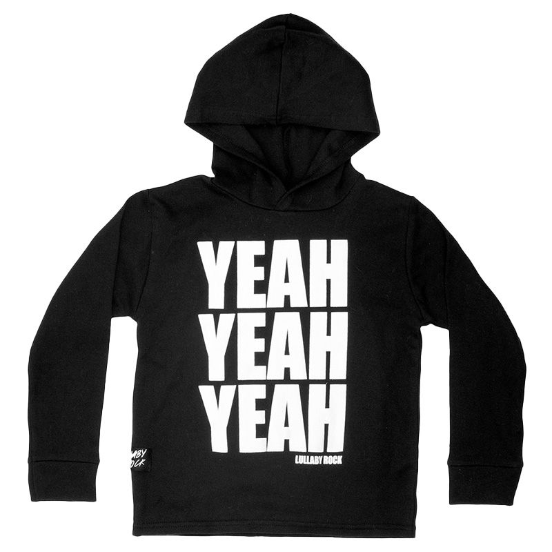 Lullaby Rock - Yeah Yeah Yeah Hooded Top - Black