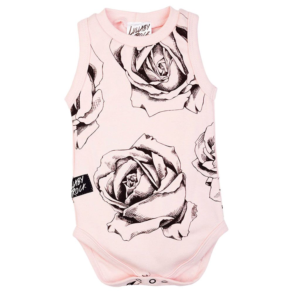 Lullaby Rock - Rose Bodysuit - Pink