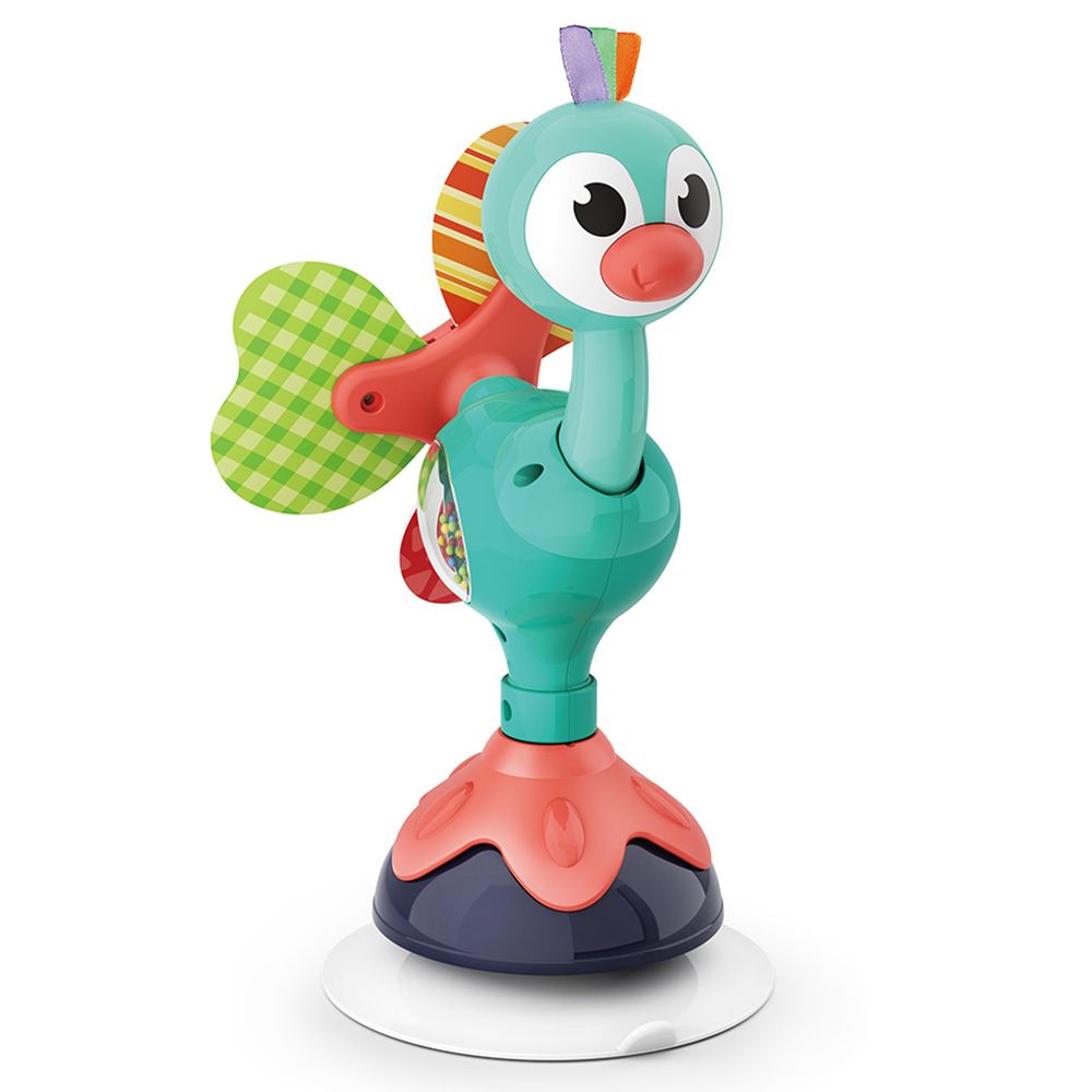 Hola Baby Toys Highchair Suction Toy for 6+ m - Peacock