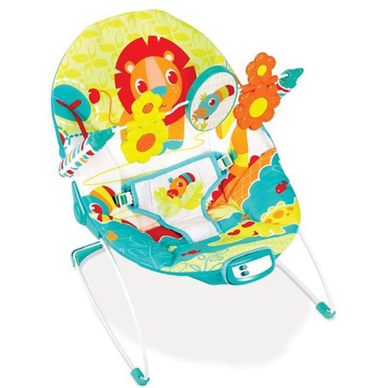 Mastela - Baby Bouncer W/Vibrating For Newborn - Yellow