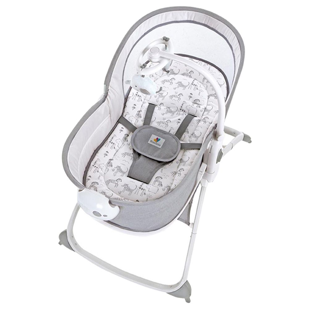 Mastela - Baby Bassinet And Rocker 6 In 1 For Newborn - Grey