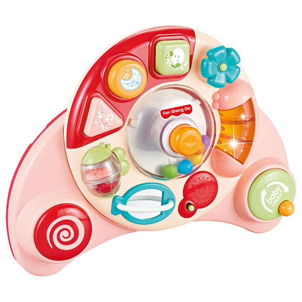 Little Angel - Baby Activity Centre 2-in-1 Play Toy - Pink