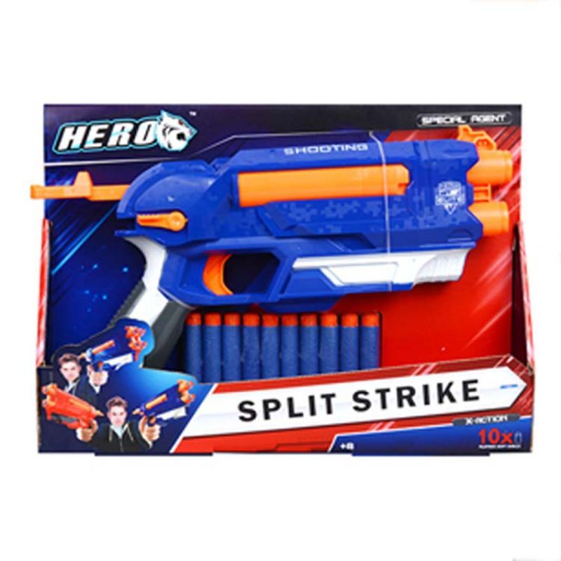 Hero - Kids Gun Shooting Game Toys For Boy Girl 4+ Year- Blue