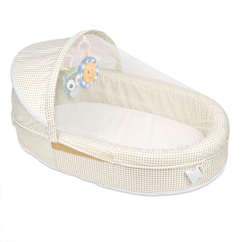 Little Angel - Baby Sleeping Bassinet Baby Bed - Brown_3m