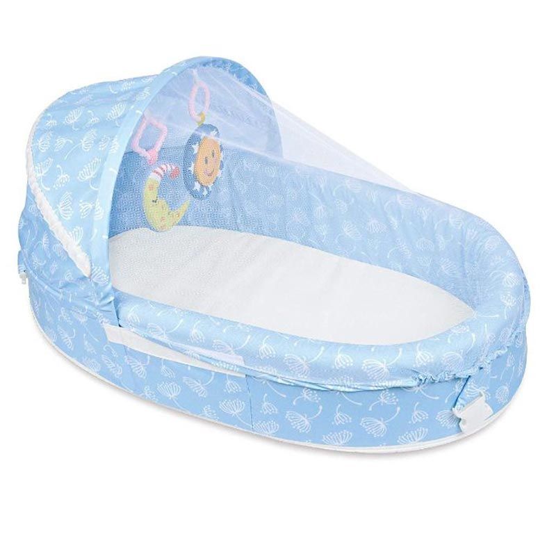 Little Angel - Baby Sleeping Bassinet Baby Bed - Blue_3m