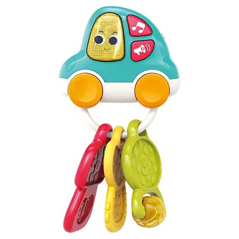 Hola - Baby Rattle Teething Car Toy W/Music for 3+ m