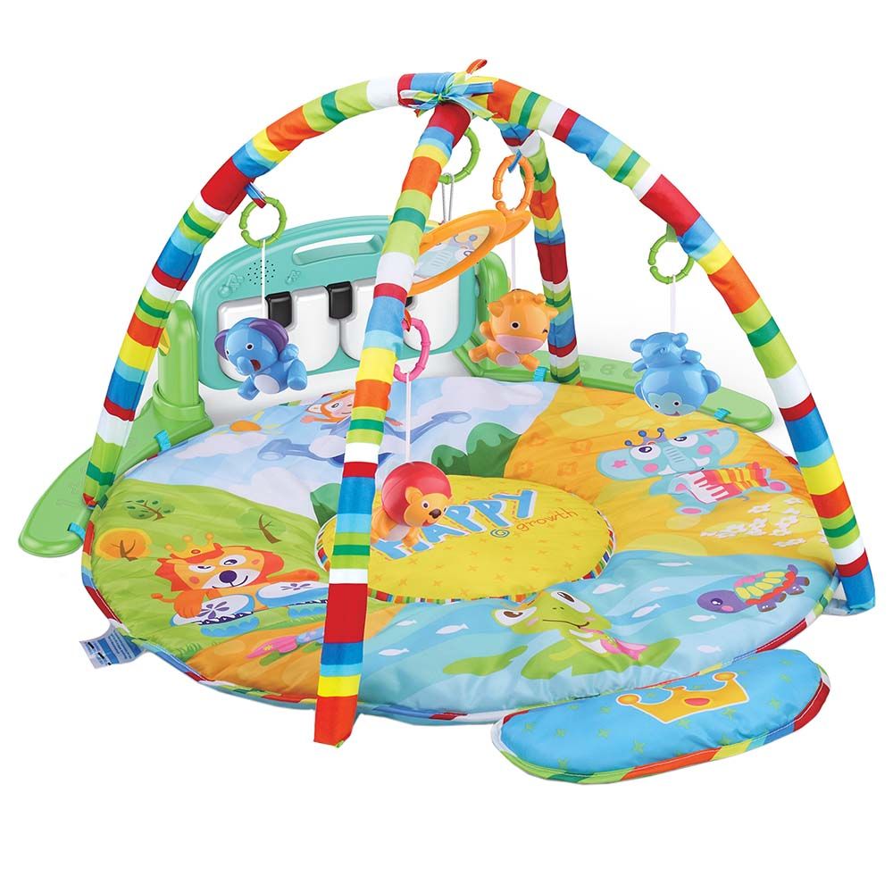 Huanger - Baby Play Mat Gym With 4-in-1 Activity Centre