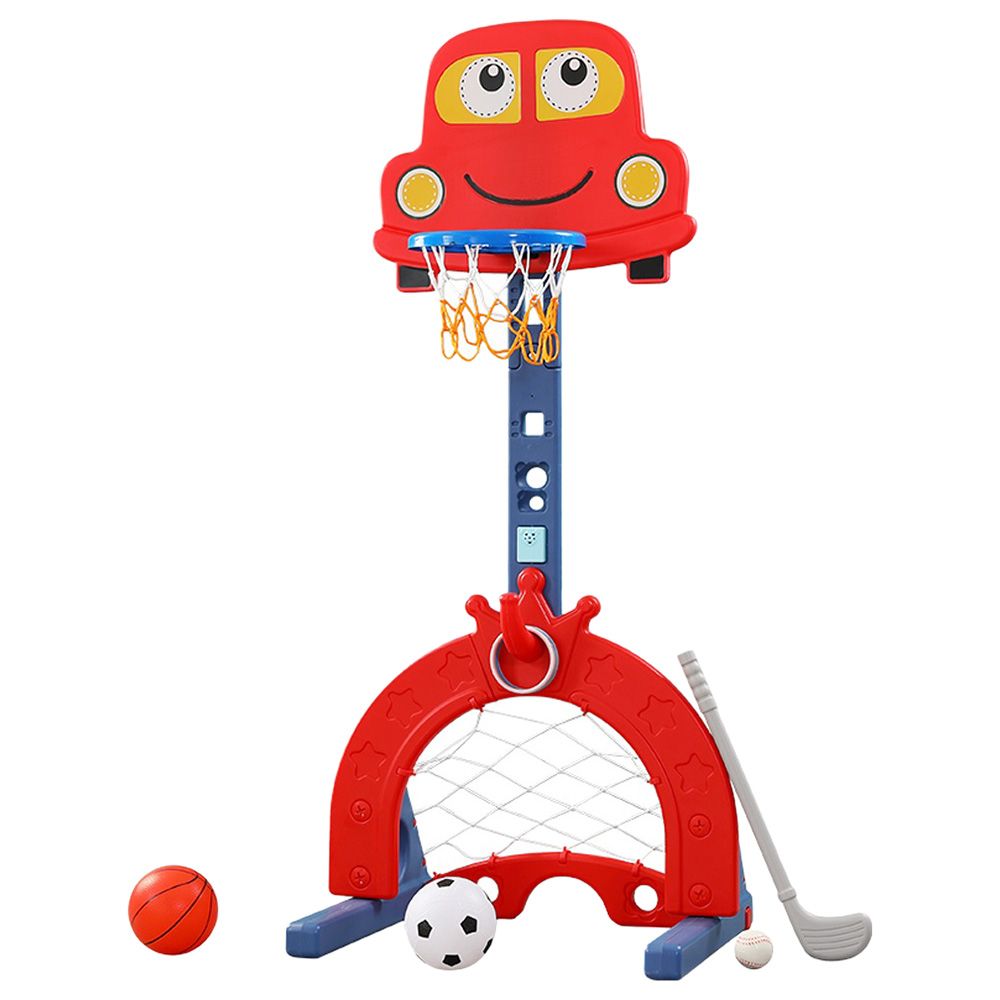 Little Angel - Kids Football & Basketball Play Set - Red_3y