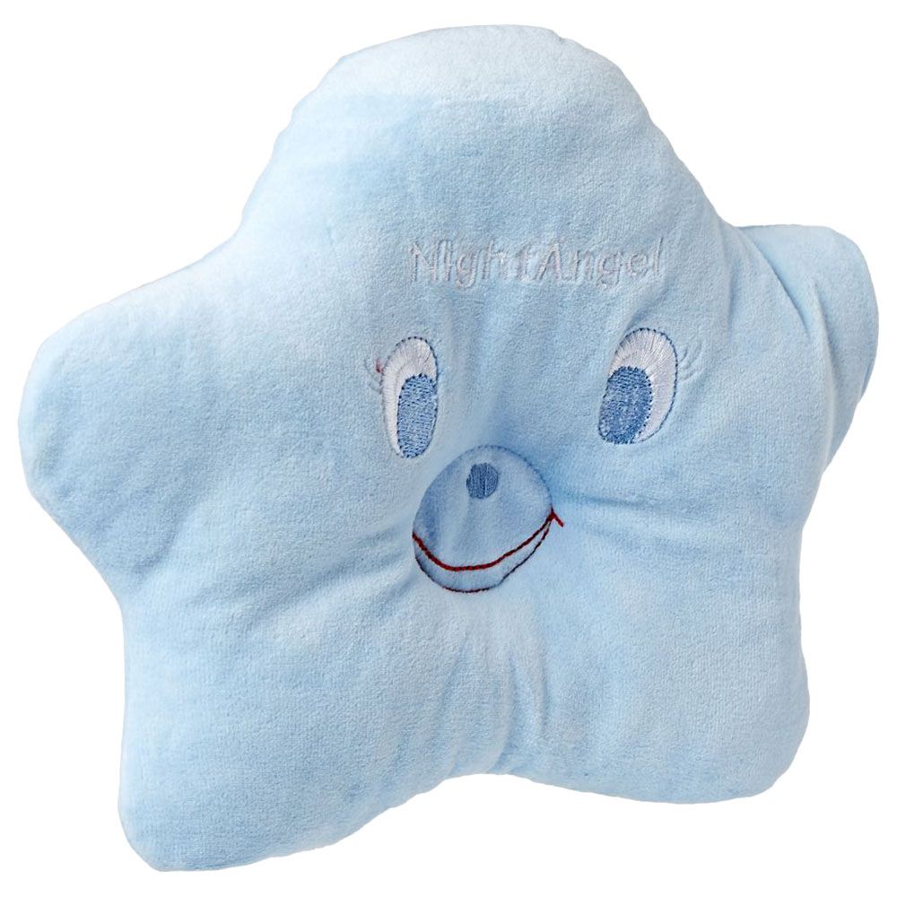 Night Angel - Baby Pillow Star - Blue