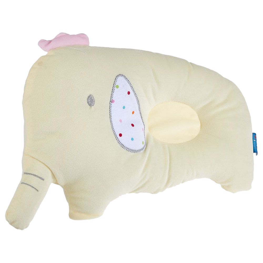 Night Angel - Baby Pillow Elephant - Yellow