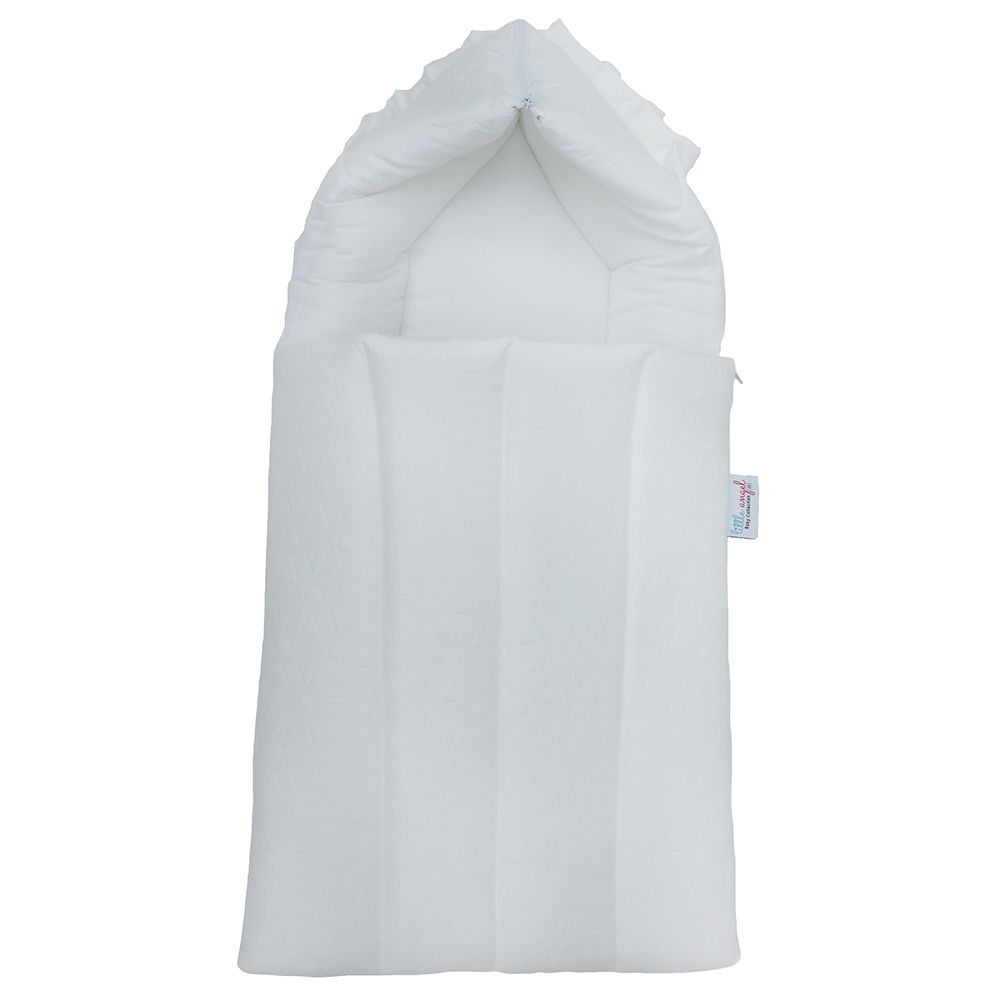 Little Angel - Baby Sleeping Bag - White_NewBorn