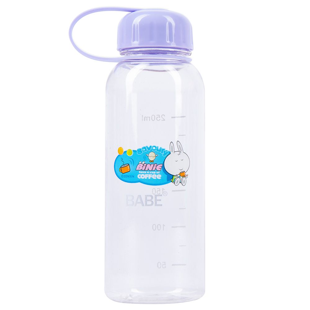 Babe - Baby Binie Water Bottle 300ml - Purple