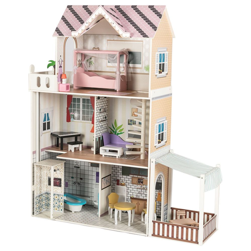 Little Angel - Wooden Doll House Playset