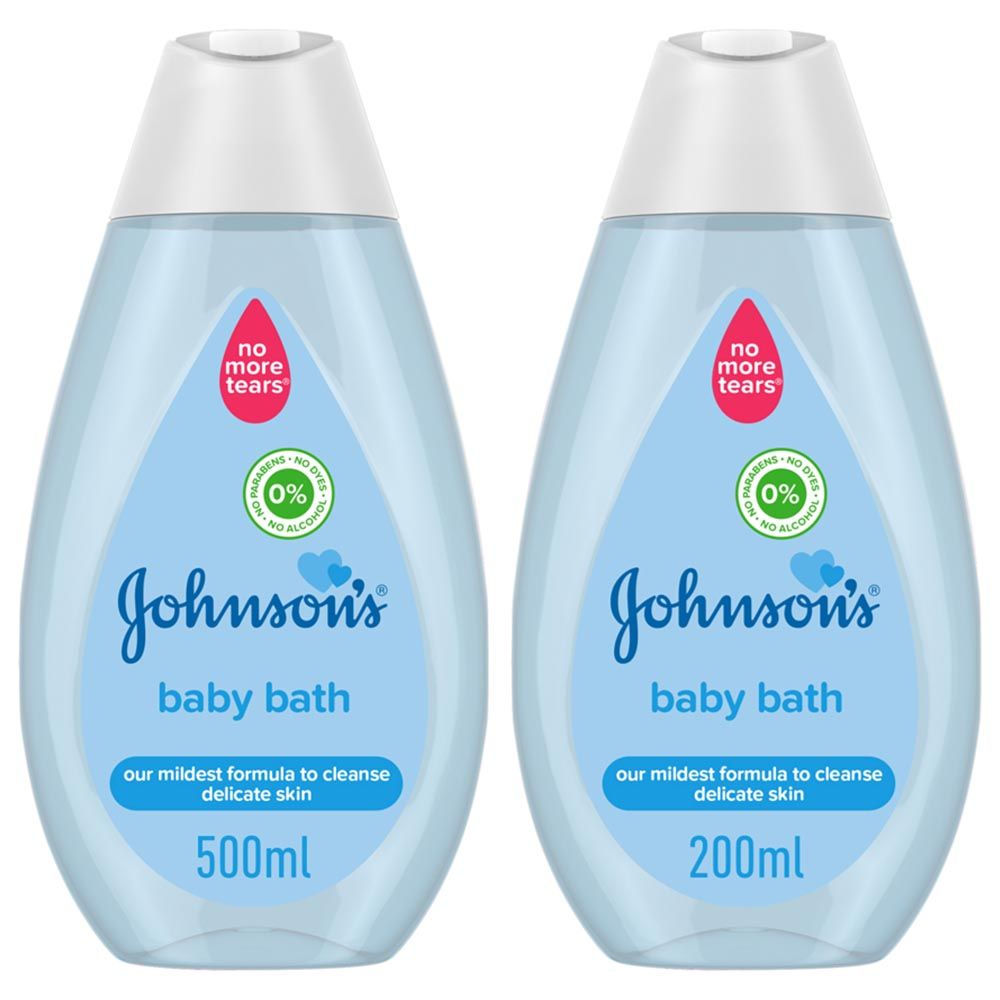 Johnson & Johnson - Baby Bath 500ml + 200ml