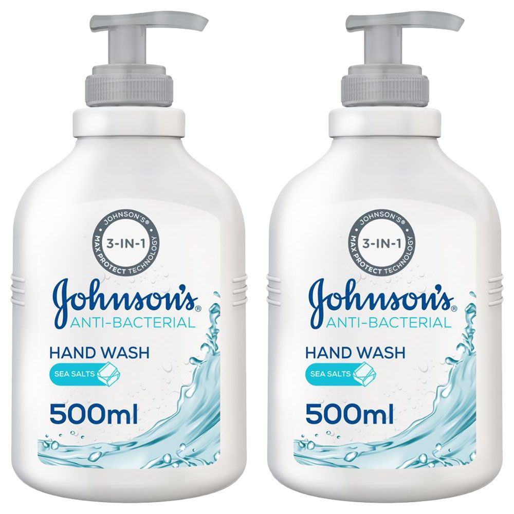 Johnson & Johnson - Antibacterial Sea Salt Handwash 500ml 1+1 Pack