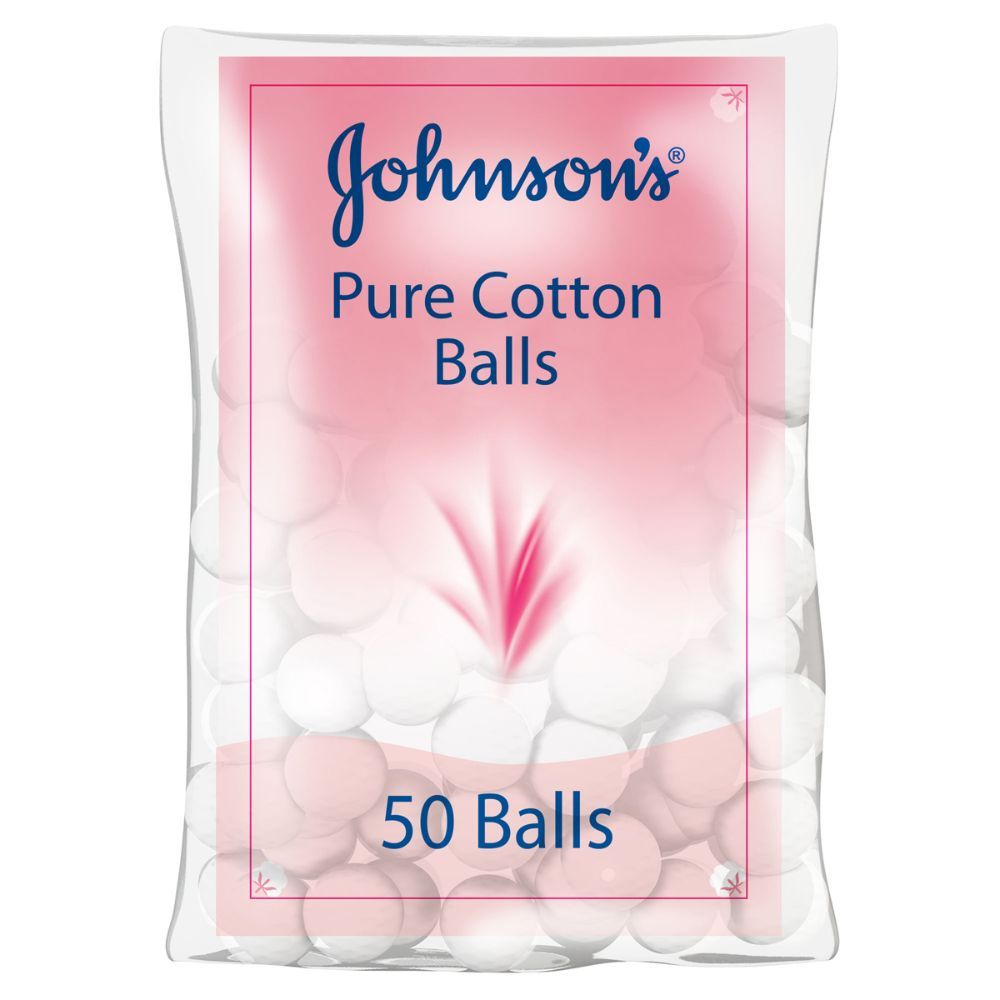 Johnson & Johnson - Pure Cotton Balls 50 balls