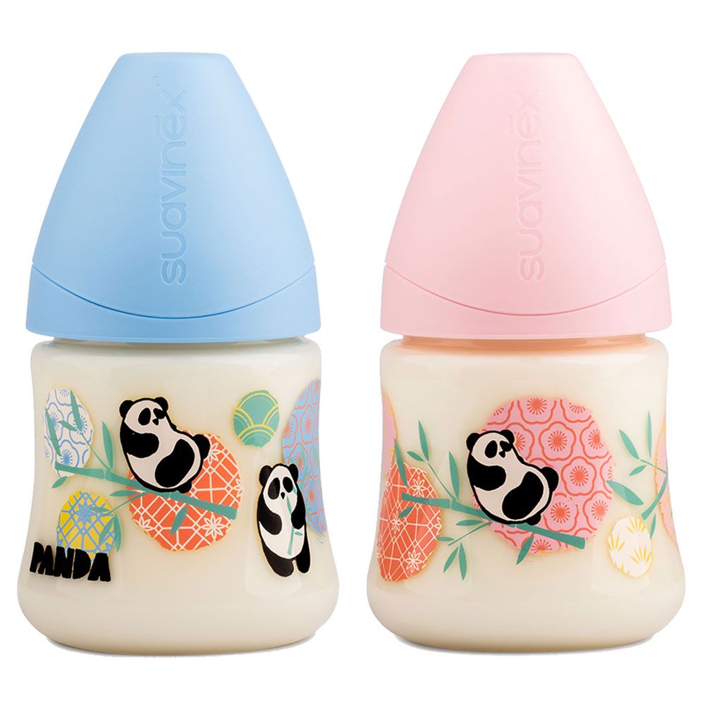 Suavinex - Panda Feeding Bottle 150ml 1pc