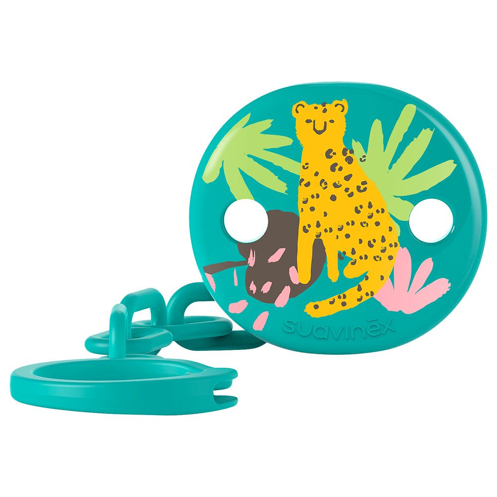 Suavinex - Jungle Soother Clip - Green