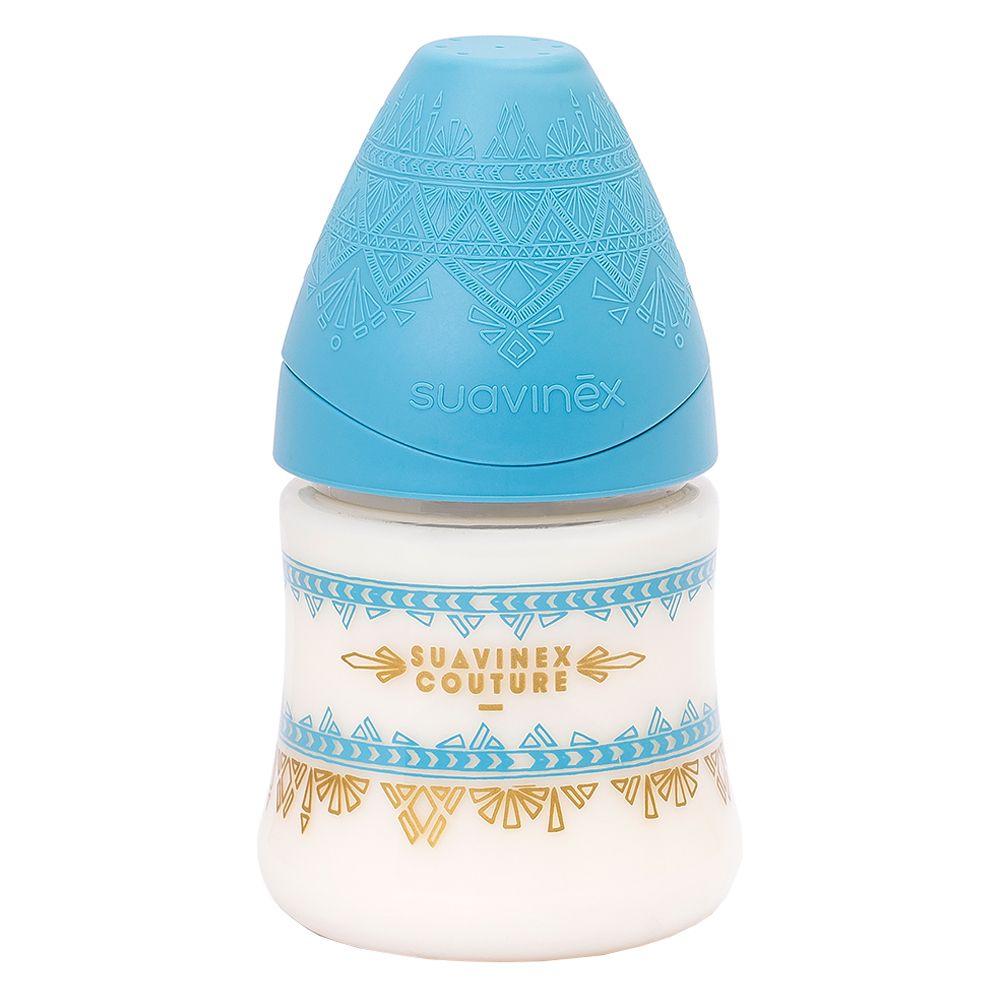 Suavinex - Premium Silicone Feeding Bottle 150ml - Light Blue