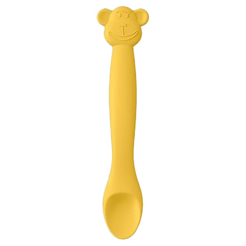 Suavinex - Silicone Spoon - Monkey - Yellow