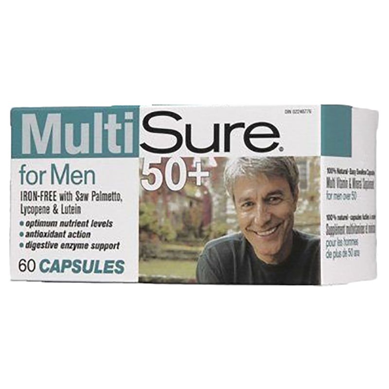 Webber Naturals - Multisure Men 50+ Capsules - 60pcs