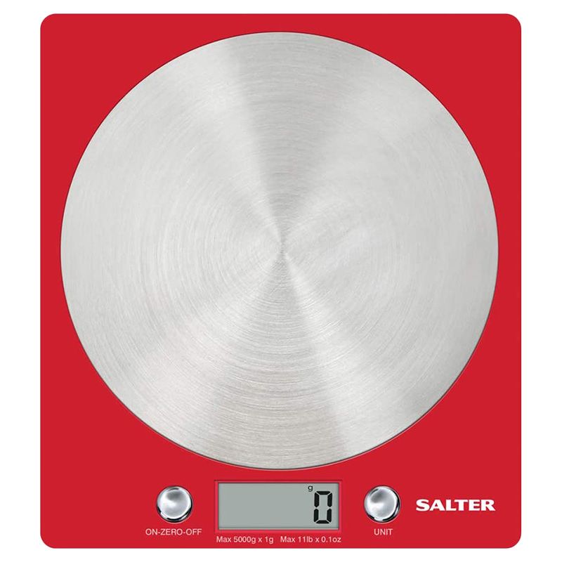 Salter - Weigh Digital Kitchen Scale - Red