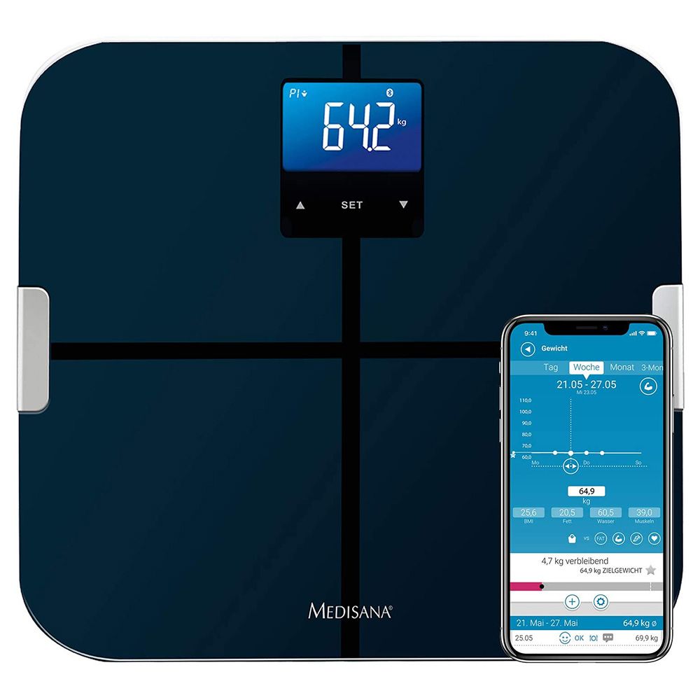 Medisana - Bodyanalysis BMI Scale Bluetooth - Blue