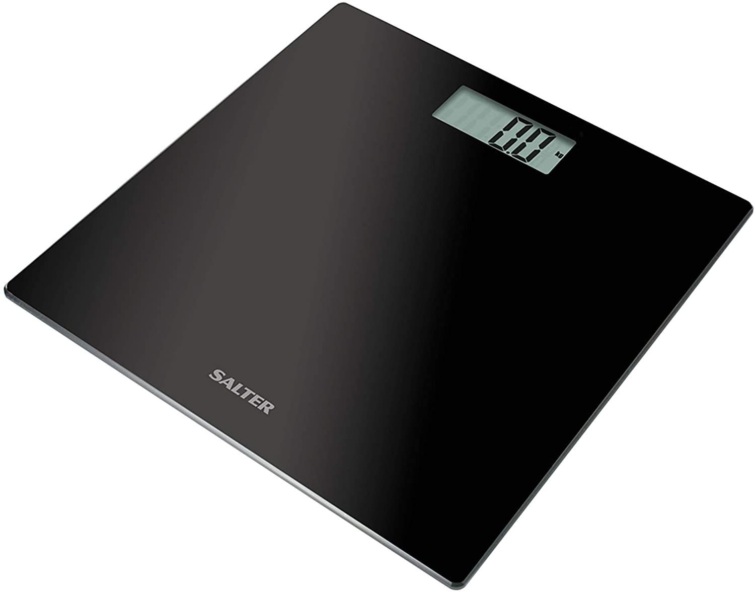 Salter - Ultra Compact Glass Electronic Scale - Black