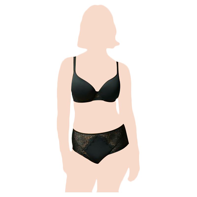 Klynn-Simone Perele - High-Waist Retro Brief - Black