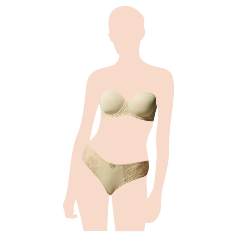 Klynn-Simone Perele - Strapless Bra - Nude