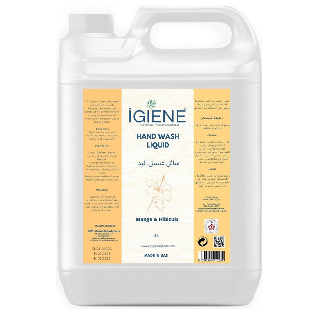 Igiene - Hand Wash - Mango & Hibiscus - 5L