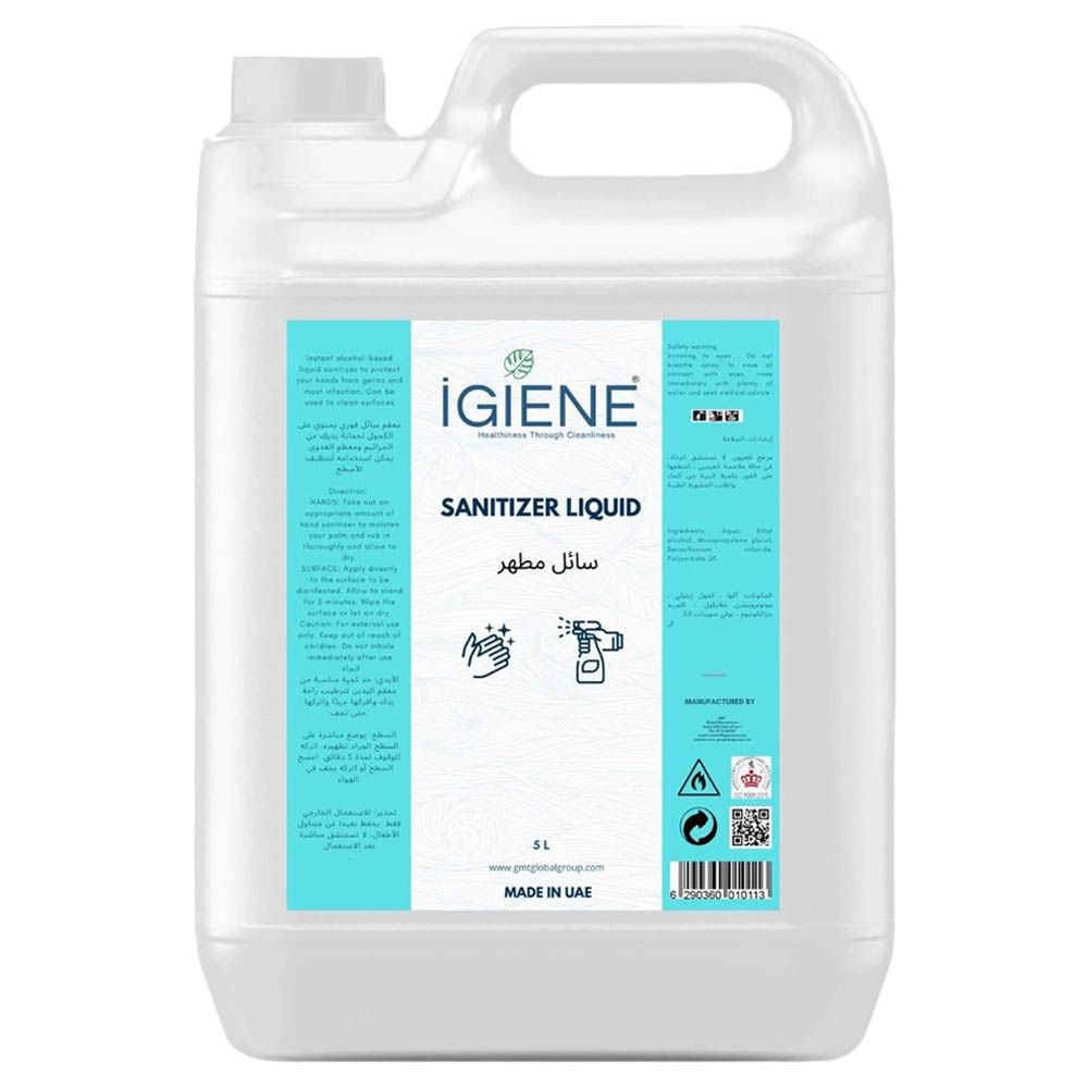 Igiene - Sanitizer Liquid - 5L