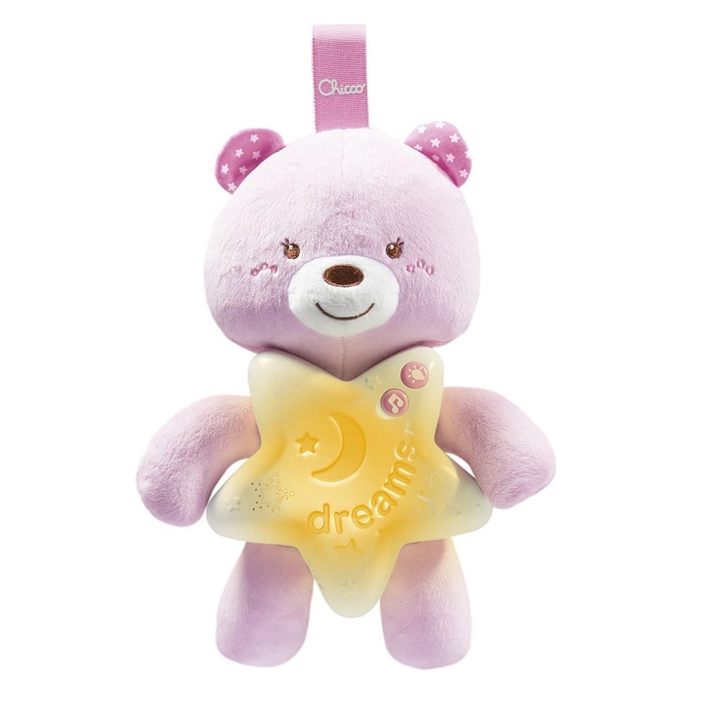 Chicco - Toy First Dreams Goodnight Bear - Pink