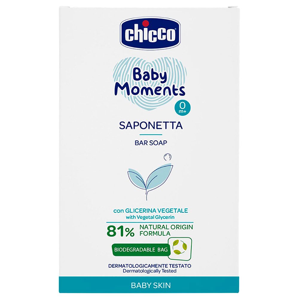 Chicco - Baby Moments Bar Soap - 100g