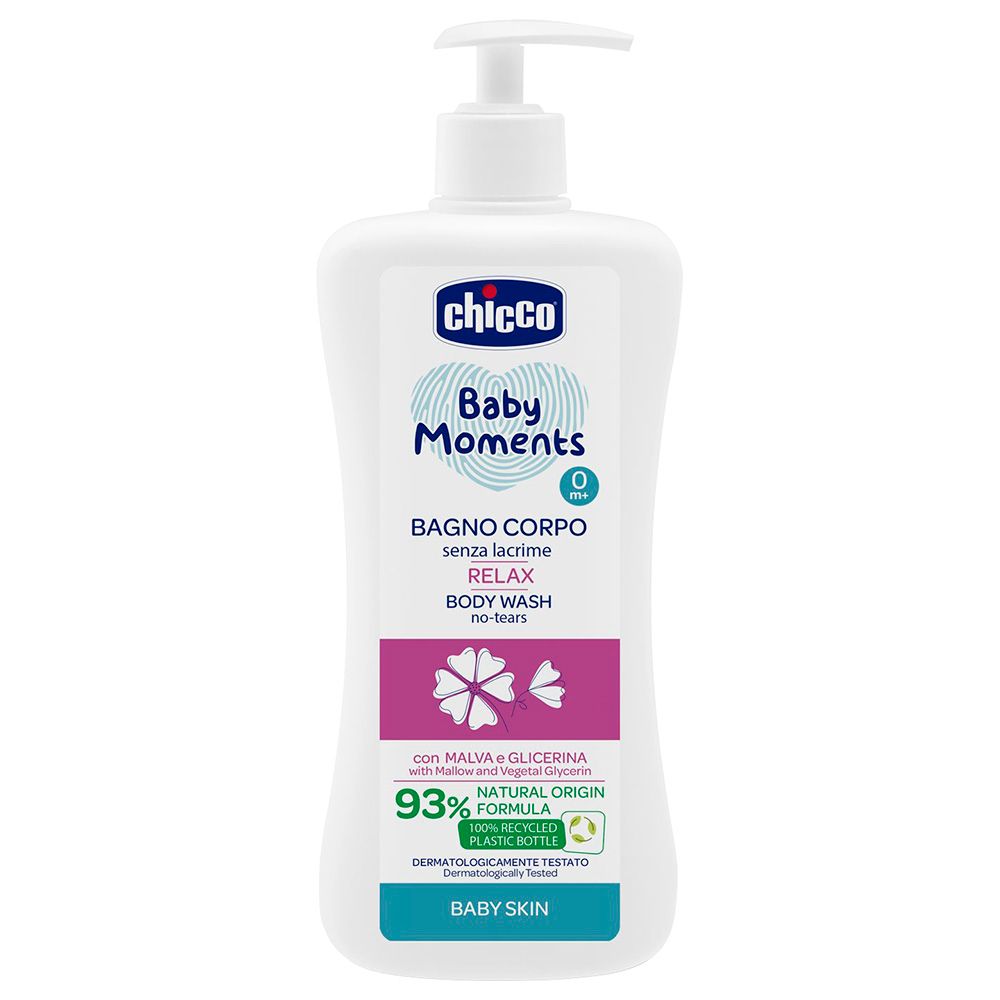 Chicco - Baby Moments Body Wash No-Tears Relax - 500ml