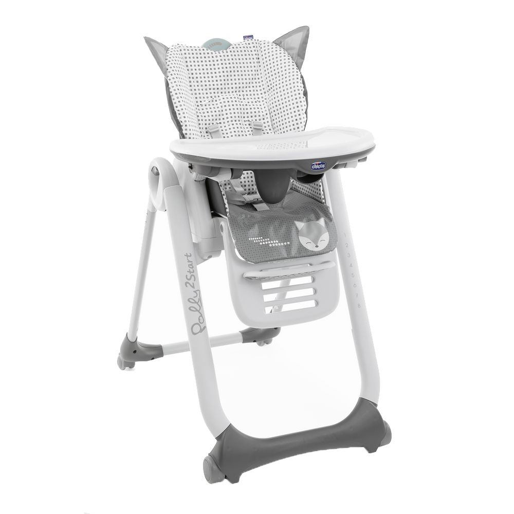 Chicco - Polly2Start High Chair 0m-3y, Foxy