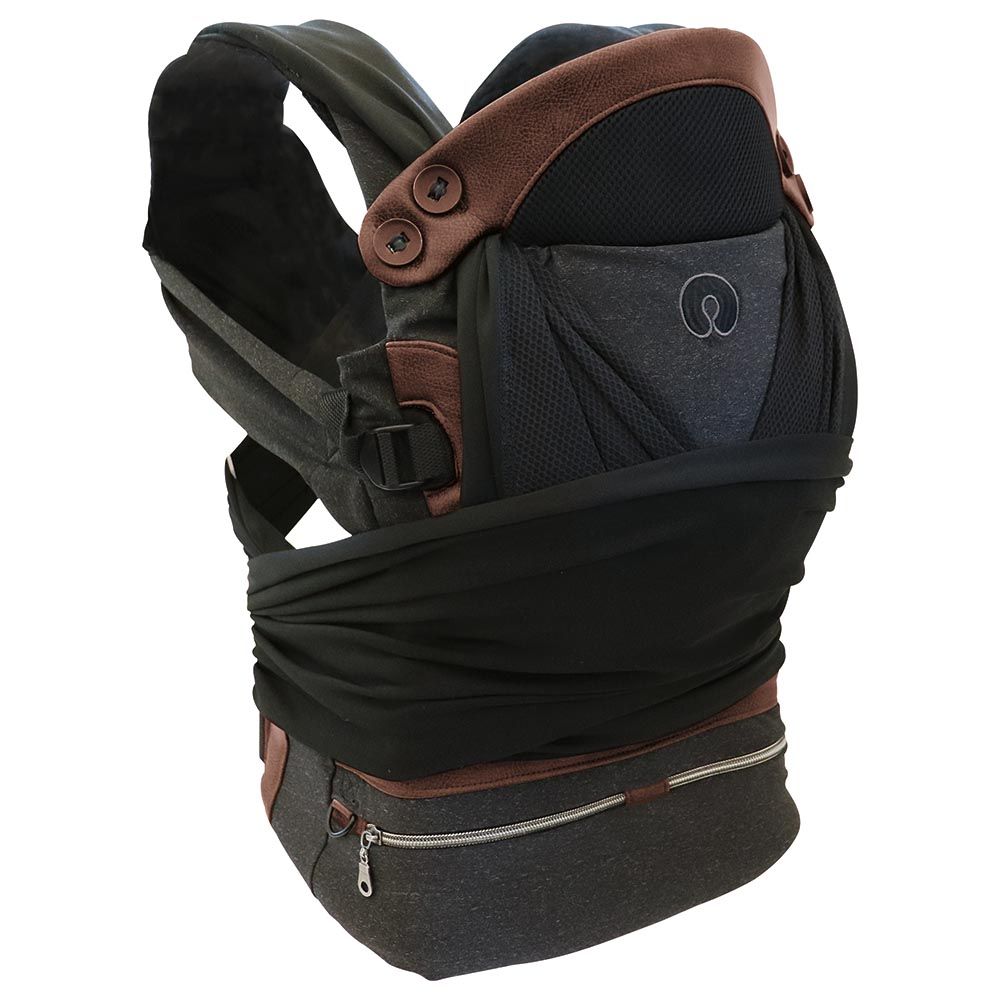 Chicco - Boppy Adjust Comfy Fit Baby Carrier - Charcoal