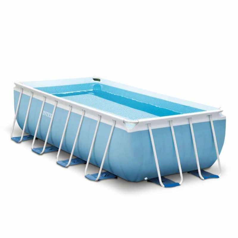 Intex - 16ft x 8ft x 42" Prism Frame Rectangular Pool Set