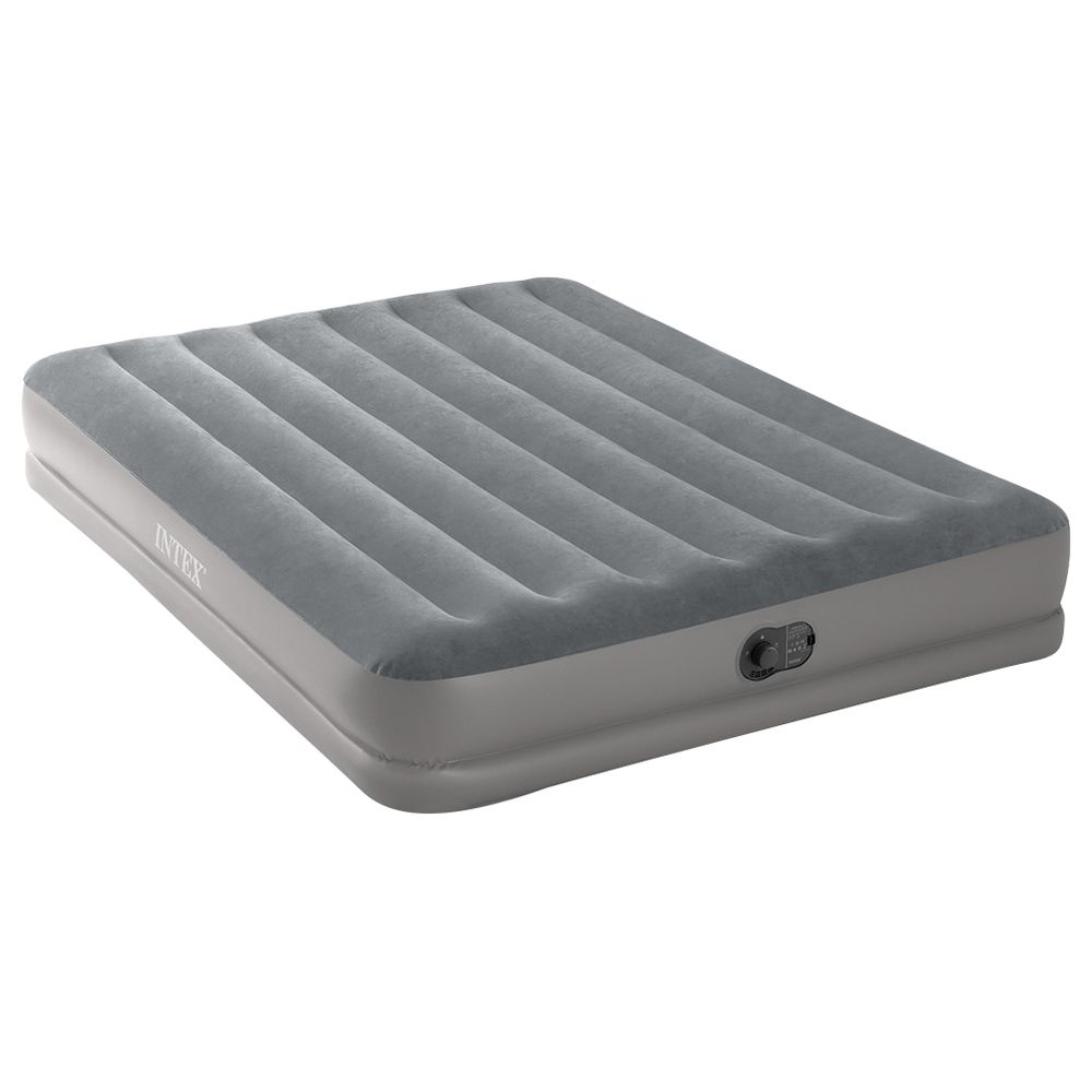 Intex - Queen Dura-Beam Prestige Airbed w/ USB Pump