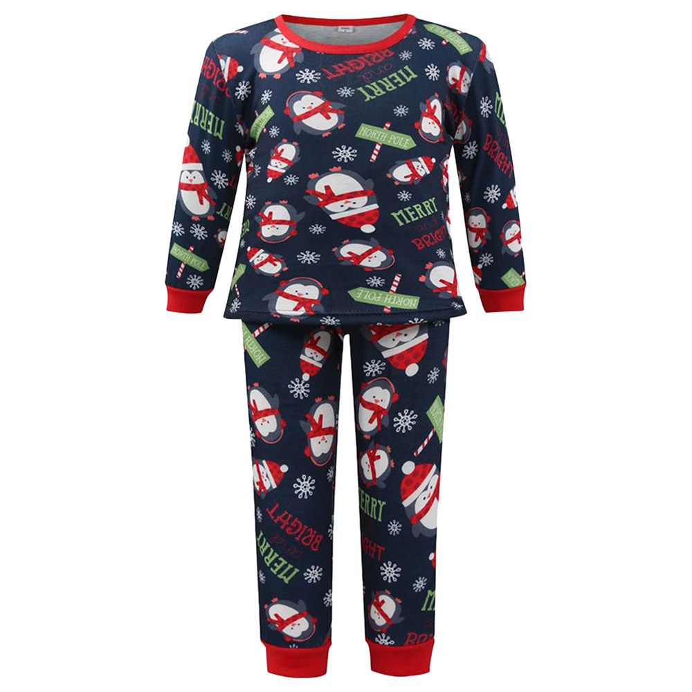 Brain Giggles - 2pc-Set - Christmas Pjs - Blue