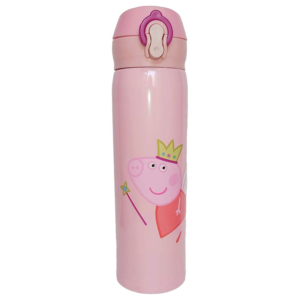 Brain Giggles - Stainless Steel Peppa Flask 500 ml - Pink