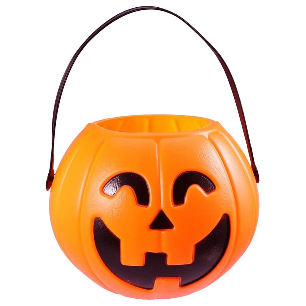 Brain Giggles - Halloween Pumpkin Jack O' Lantern Candy Bucket