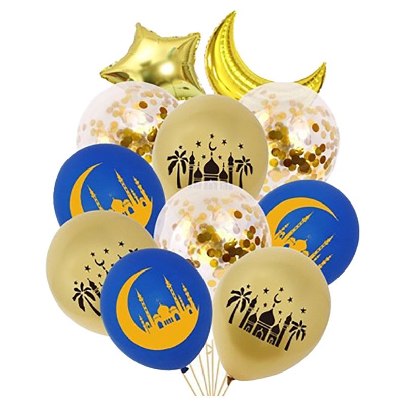 Brain Giggles - Eid Mubarak/Ramadan Kareem Balloons Set of 11