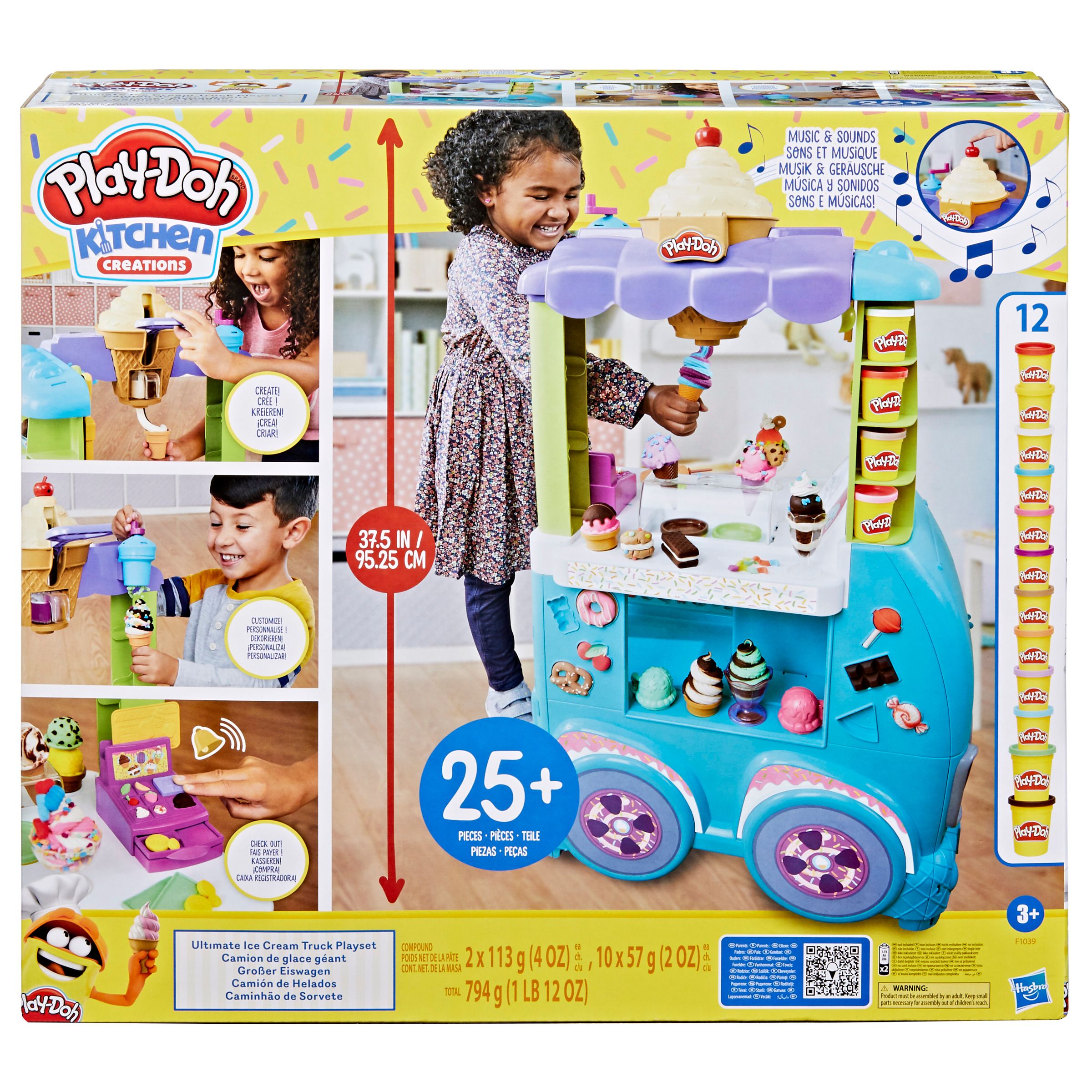 Hasbro - Play-Doh Musical Ice Cream Truck Playset