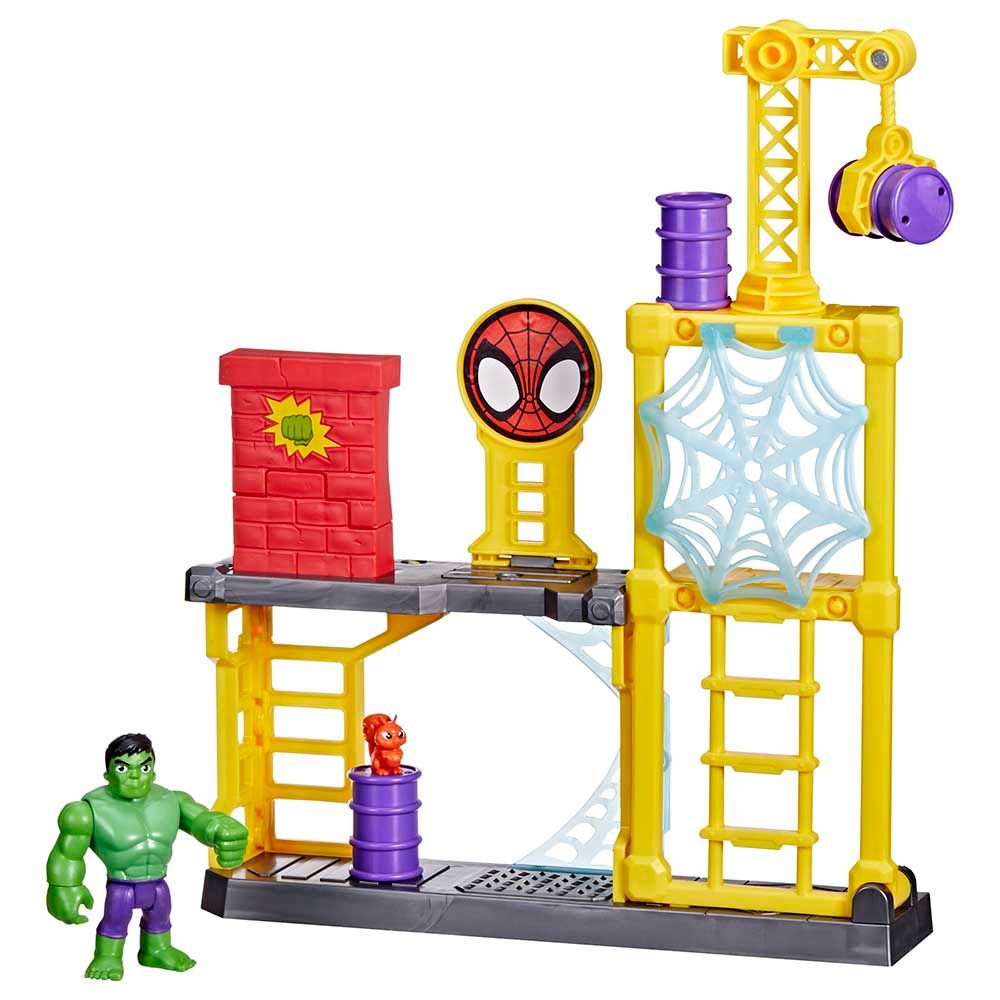 Marvel - Spidey & His Amazing Friends Hulk's Smash Yard Playset